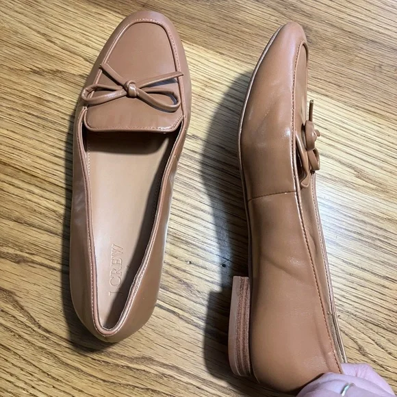 J. Crew Women's Bow Tan Loafer Size 9 - Picture 6 of 8